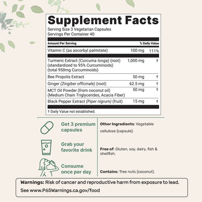 Bioavaliable Turmeric Capsules