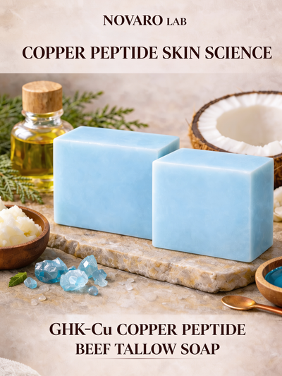 GHK-CU Copper Peptide Tallow Soap Bar