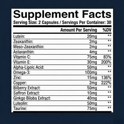 15 in 1 Advanced Eye Formula Capsules